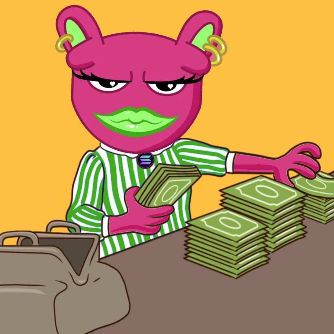Kissara counting money